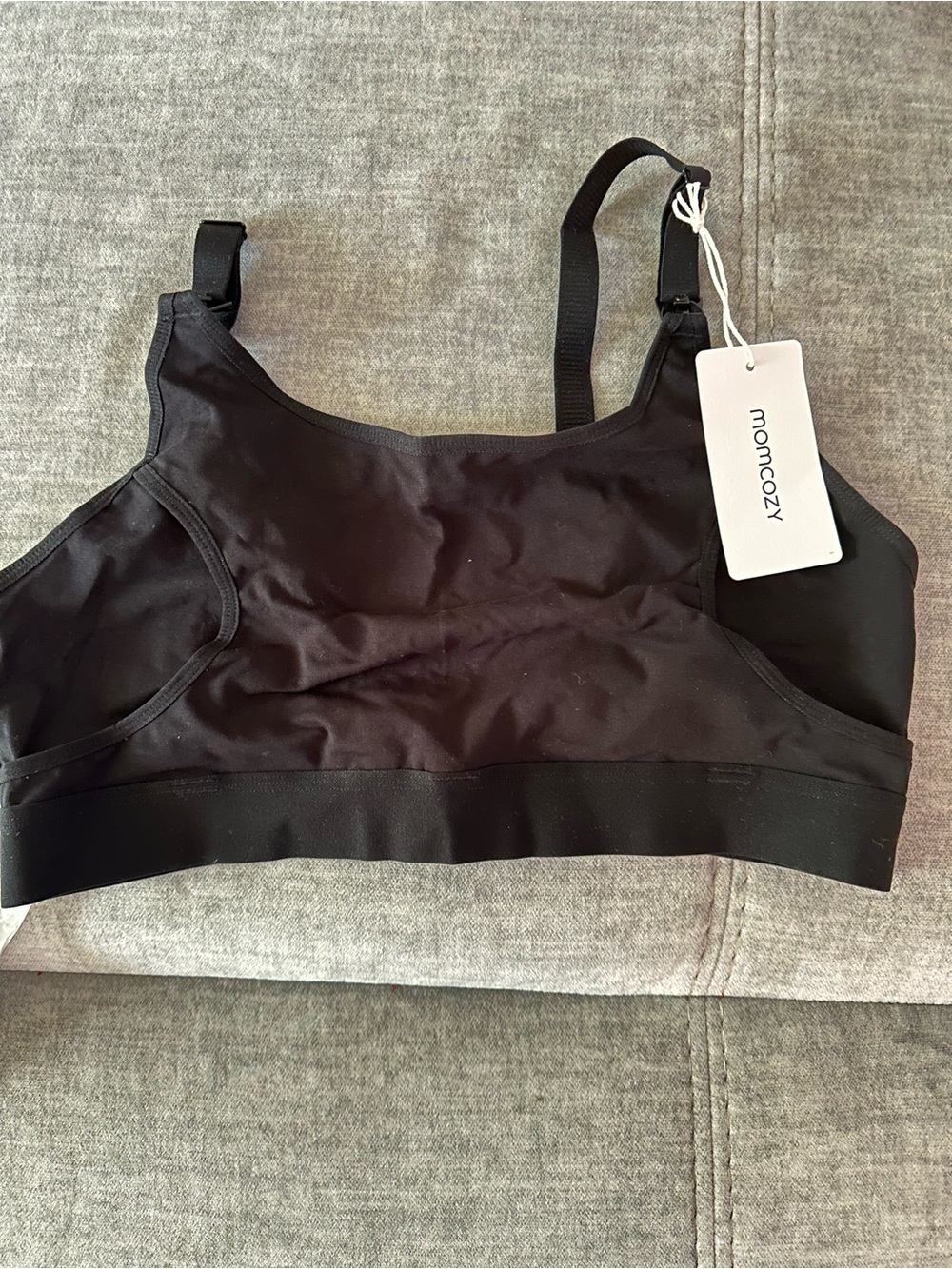 momcozy Black Nursing Sleep & Support Bra